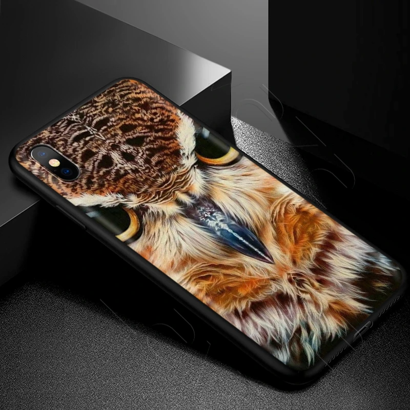 Lavaza Animal Owl Case for iPhone 11 Pro XS Max XR X 8 7 6 6S Plus 5 5s se |