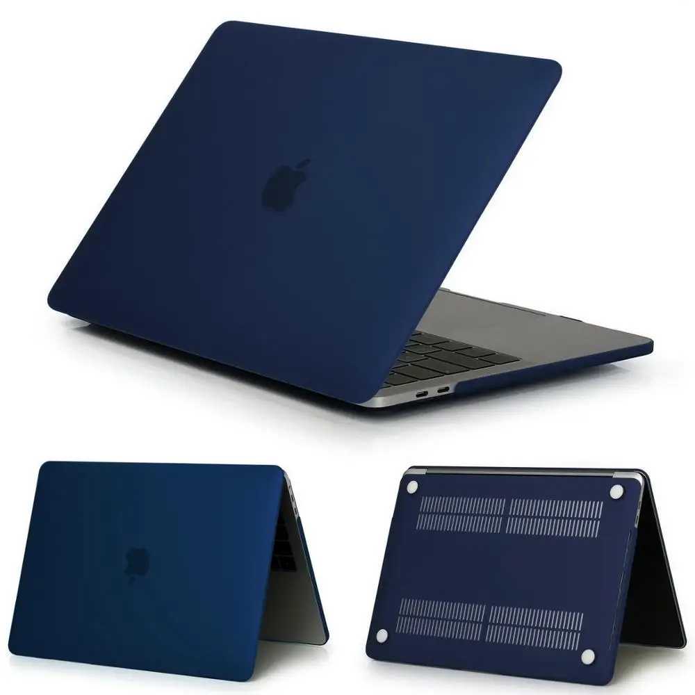 Matte Peony blue Новинка, чехол для ноутбука с принтом ZAIWJ для MacBook Air retina Pro 11, 12, 13, 15, для Mac book, 13,3 дюймов, с сенсорной панелью, чехол для клавиатуры - Цвет: Matte Peony blue