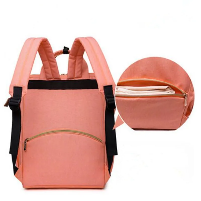 Heine polyester baby diaper bag nappy changing mummy dad nursing zipper travel backpack waterproof maternity stroller organizer | Мать и