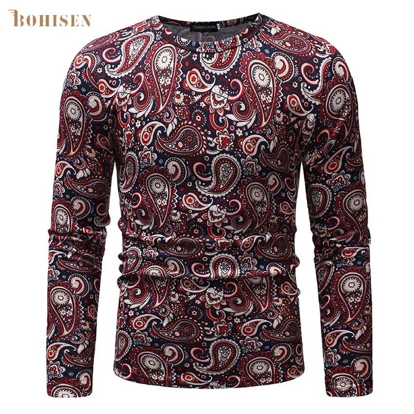 BOHISEN 2019 модная мужская африканская одежда Топы Футболка Homme Африка Дашики платье