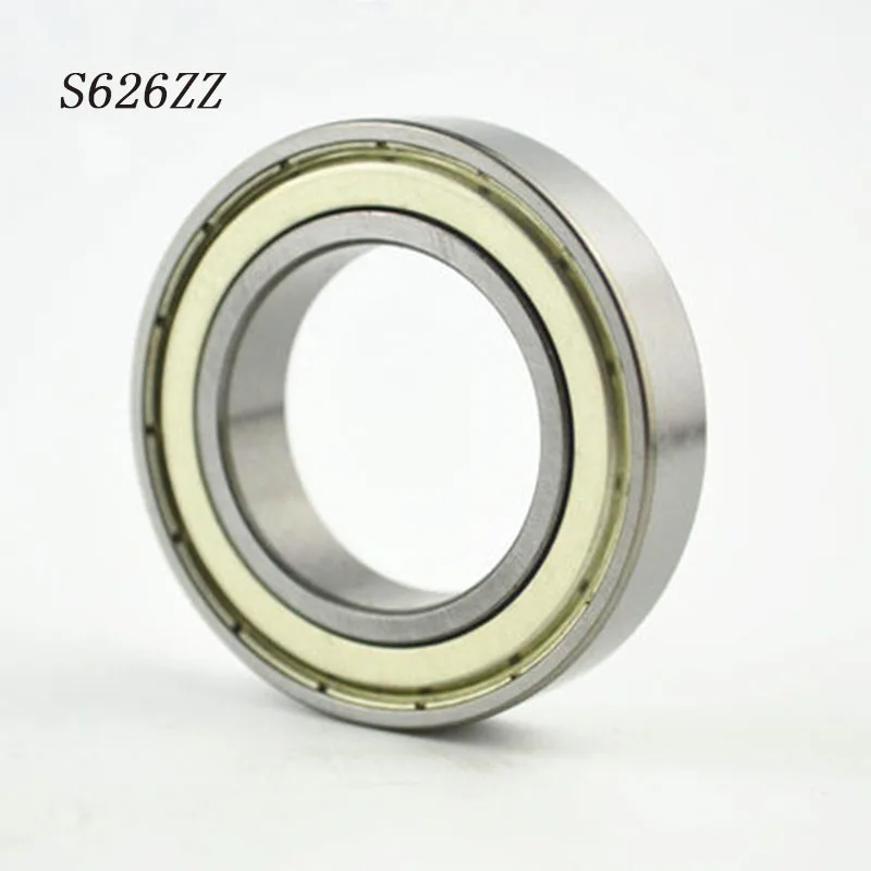 S626ZZ S626 10 шт. SB626 6x19x6 мм подшипник из нержавеющей стали 626 6*19*6 Бесплатная доставка