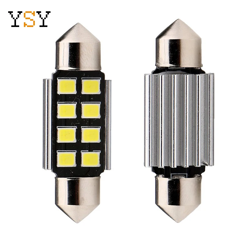 10 шт. белые 36 мм 1 72 &quot2835 Chipes 8 SMD 211 2 212 светодиодный 569 LED Canbus без ошибок Festoon