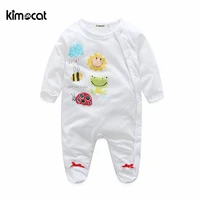 kimocat baby girl clothes cartoon animal insect bee frog printing spring autumn cute baby jumpsuit baby rompers clothig costume