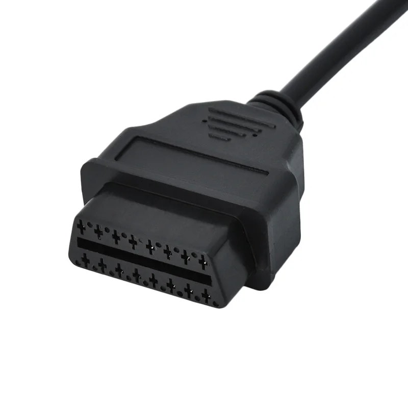 100 шт./лот OBD OBDII адаптер подходит для BMW 20Pin к OBD2 16PIN гнездовой разъем 20 PIN 16 e36 e39 X5 Z3