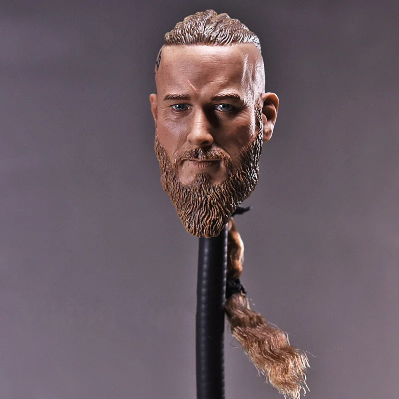 1/6 весы Мужская сильный мальчик голова лепить Viking Трэвис финмел с тесьмой для 12