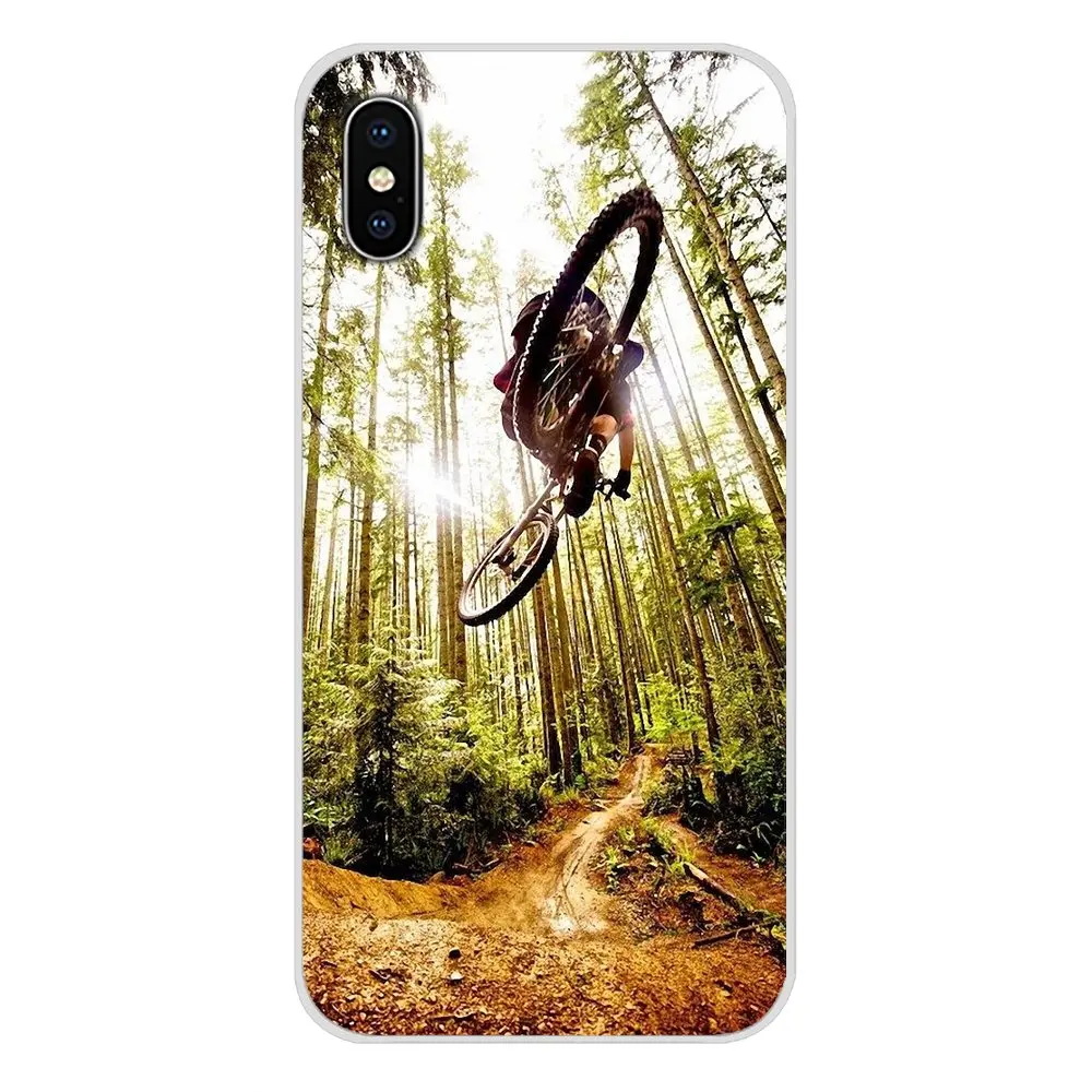 2018 горный велосипед Mtb сотовый телефон оболочка Чехлы для Apple iPhone X XR XS MAX 4 4S 5 5S 5C SE 6
