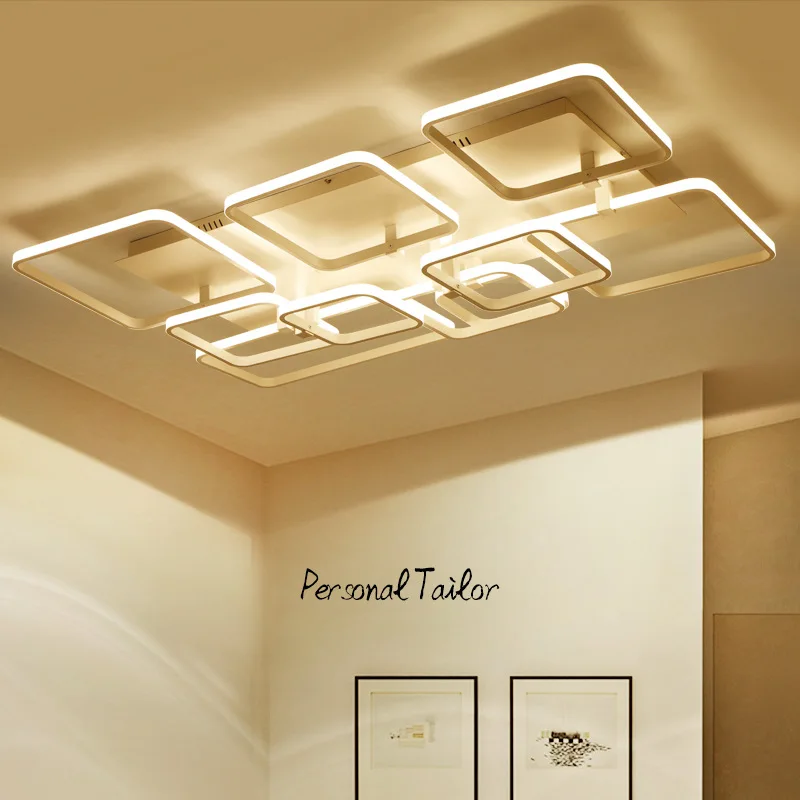 Потолочная люстра светодиодная квадратная для гостиной спальни|chandelier lighting|lamp