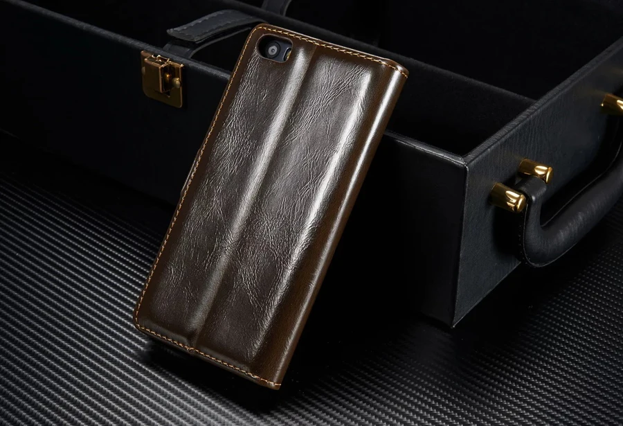 Модный кожаный флип чехол из вощеной кожи для Xiaomi Mi5 Mi8 Redmi 6 6A Note 3 6Pro фирменный