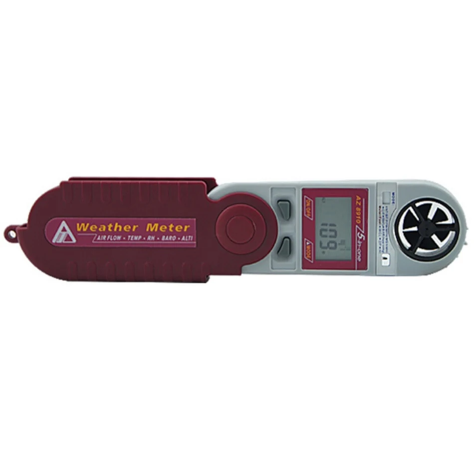 AZ8910 мини Windspeed метр воздушный поток карманный тип атмосферного давления тестер