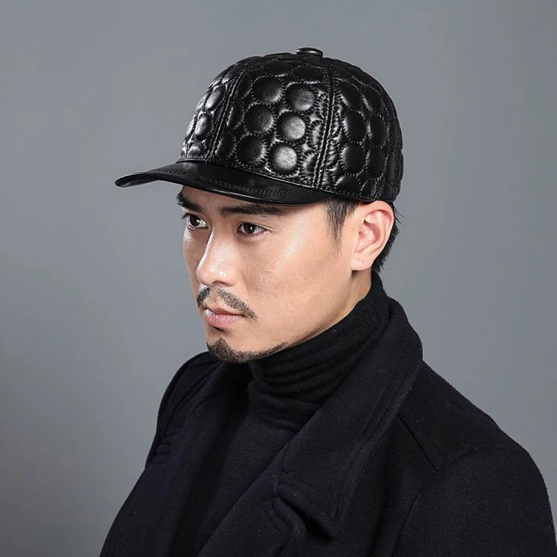 Новинка 2018 однотонная Зимняя кепка фирменная бейсбольная для папы бейсболка из