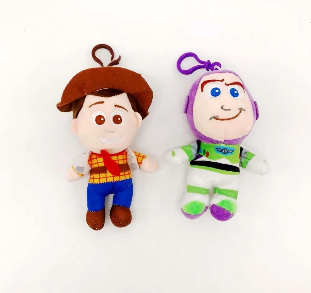 Hot Buzz Woody Toy Story Plush Dolls Woody& Buzz Lightyear Plush Dolls Soft Stuffed Toys For Children Birthday Christmas Gifts