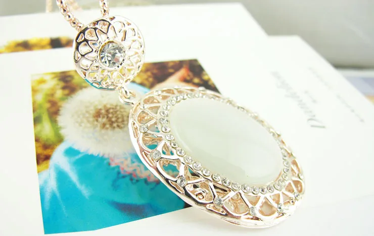 Этническая Cat глаз камень макси заявление Ожерелье наборы Овальной