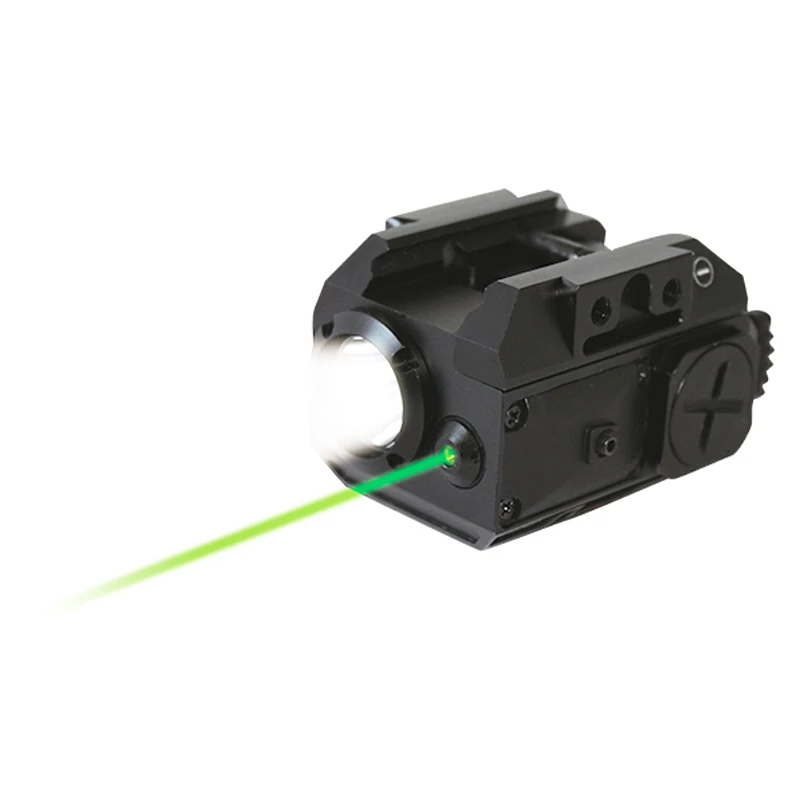 

Laserspeed Drop shipping Green laser sight with LED weapon light combo for gun pistol green laser sight handgun laser pointer