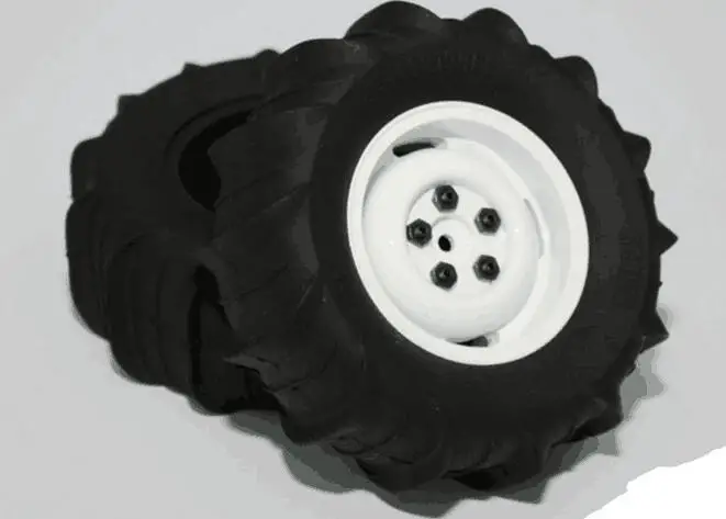 2x 1/10 масштабный вездеход "каменный карабкатель" с колесами и шинами для пляжа/снега и пустыни 1,9" для моделей SCX10, Rover D90, Land D110, CCO1, Tamiya G2, FJ40, TF2, Mojave.