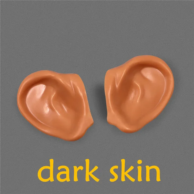 dark skin Blyth кукла ледяная игрушка уши игрушка белый натуральный загар темная и супер черная кожа, только уши без куклы - Цвет: dark skin