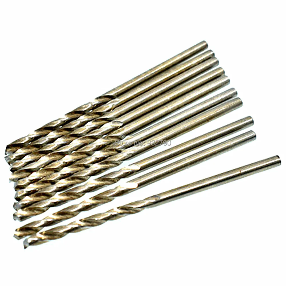 

10pcs 2.3/2.4/2.5/3.0mm Micro HSS Twist Drill Bit High Speed Steel Drills Bits for Metal Wood Plastic Aluminium Hole Drilling