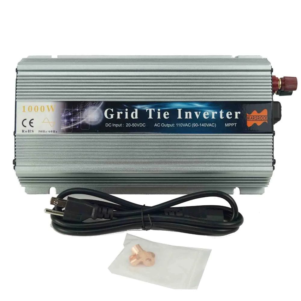 1000 Вт сетки галстук инвертора микро-инвертор, 20V-50VDC, 90 V-140 V или 190V-260VAC, работоспособность для 1200 Вт, 24 В, 30 в, 36 В солнечная панель или ветровая системы