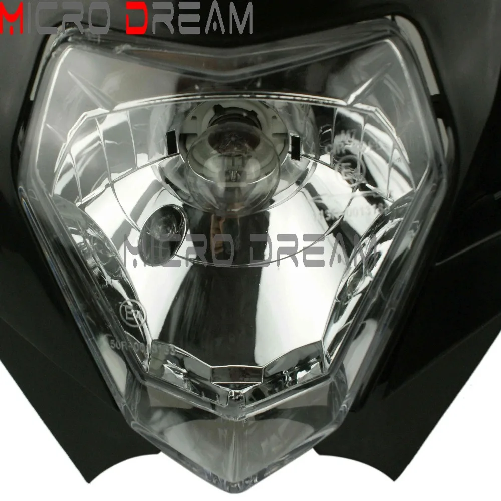 Мотокросс 12V 35W головной обтекатель Универсальный Байк E4 Emark фары для Yamaha Сузуки