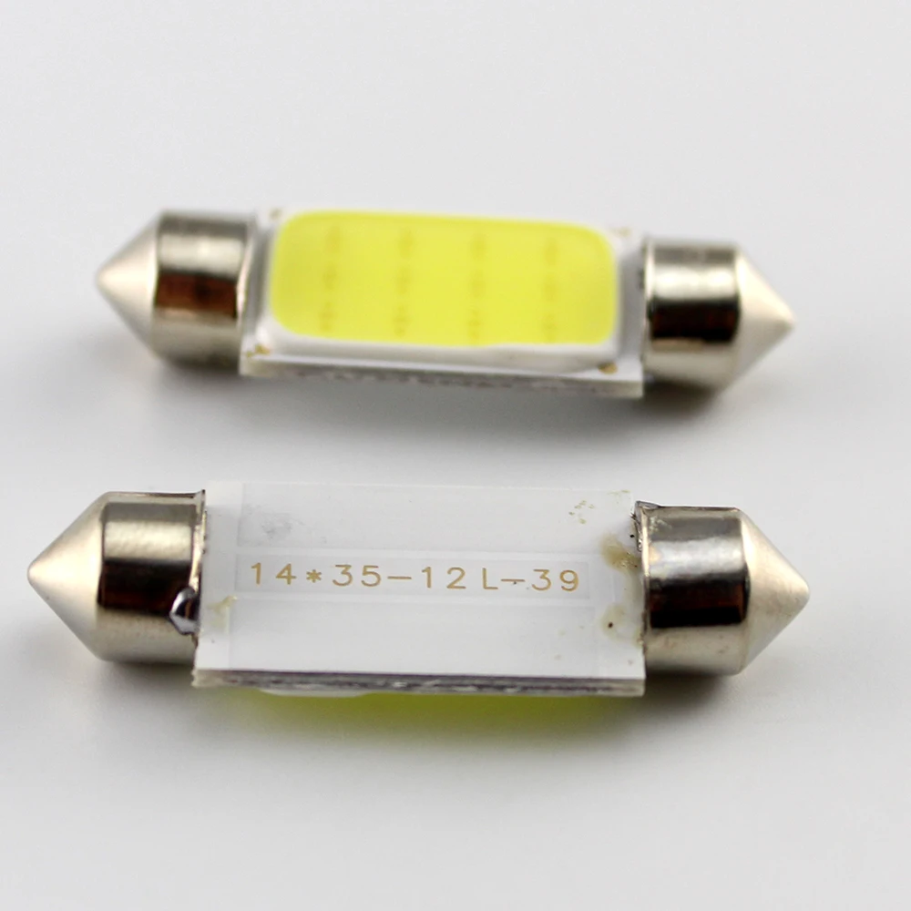 YM E-Bright 100 шт. гирлянда фестон 31 мм 36 мм 39 мм 41 мм 1,5 Вт 12 SMD 12 В для чтения купольная гирлянда для автомобиля белые автомобильные лампочки смешанного размера