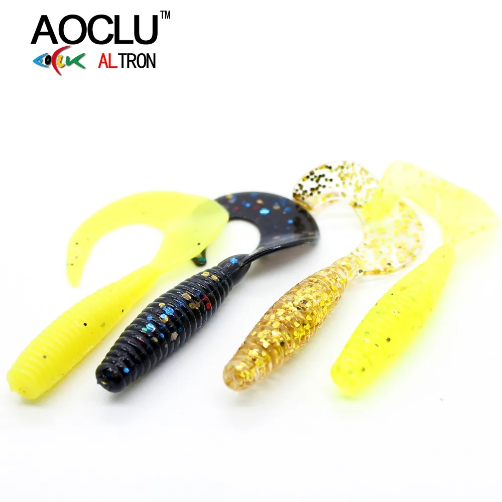 AOCLU длинный хвост грубая рыболовная приманка от 4 5 см до 8 10 шт./лот искусственная