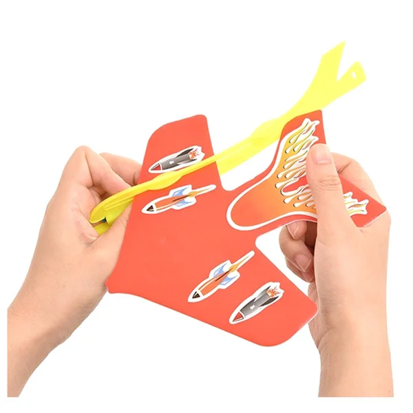 ABWE лучшие продажи детские головоломки излучающие катапульты самолет DIY летающие