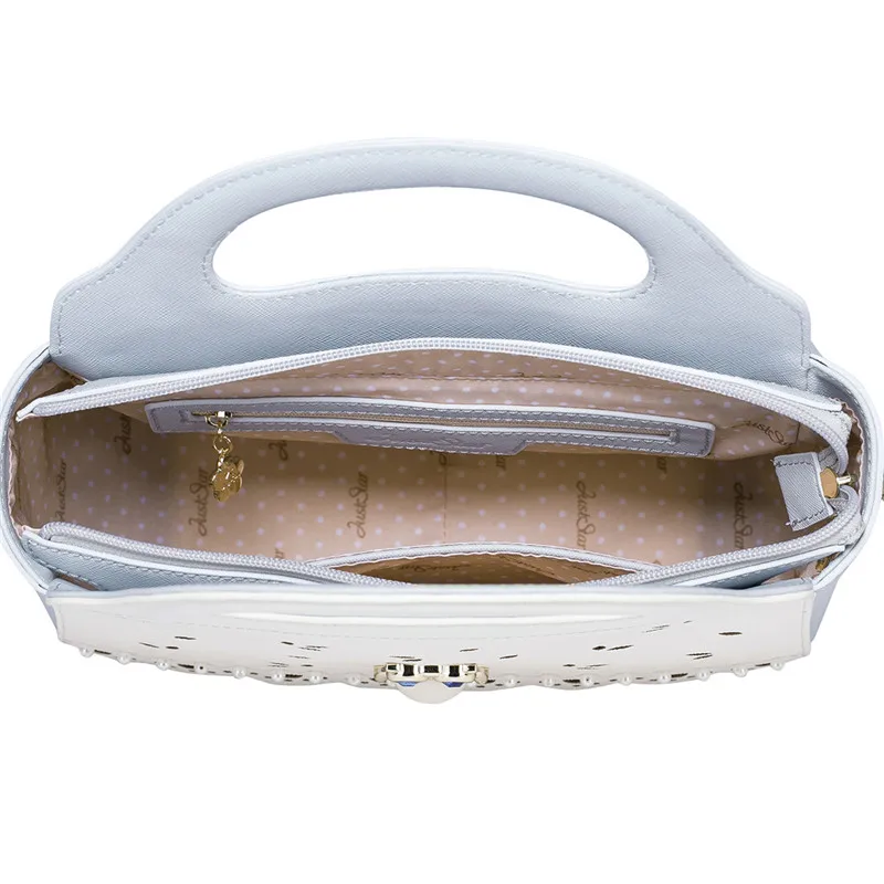 Элегантные дамские Сумки Синий и Белый Цвет Для женщин Crossbody На Ремне Кошелек с