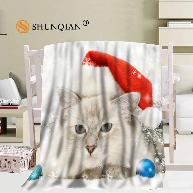 Miglior Di Vendita Calda Su Ordinazione Di Natale Cani Gatti Coperta Manta Falafel Divano Coperta/Letto/Biancheria Da Letto Da Viaggio Aereo 56x80 Pollici 50X60inch 40X50inch
