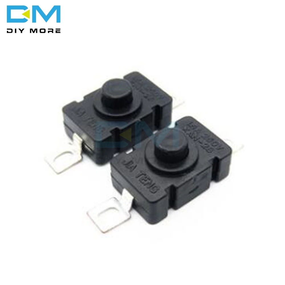 10 шт. KAN 28 1.5A250V переключатели для фонарика самоблокирующиеся SMD типа 18x12 мм