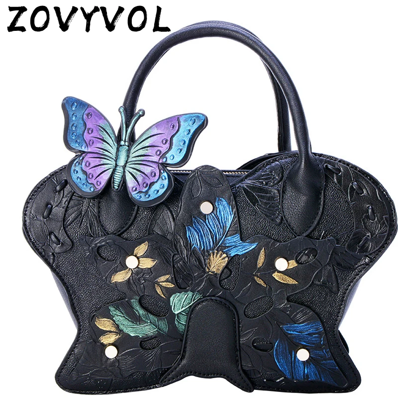 ZOVYVOL New famous brand women messenger bags black crossbody female luxury shoulder bag Flower Girls Bags Drop Shipping | Багаж и сумки