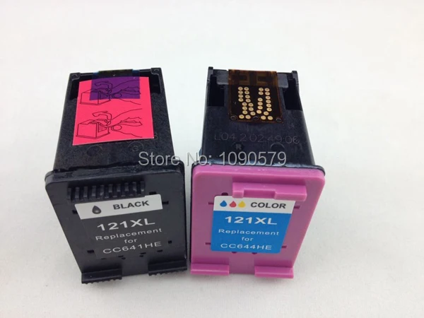Восстановленный картридж с чернилами CC641HE CC644HE для HP121 121XL DeskJet F2560 2568 4280 4288 PS C4680 C4650