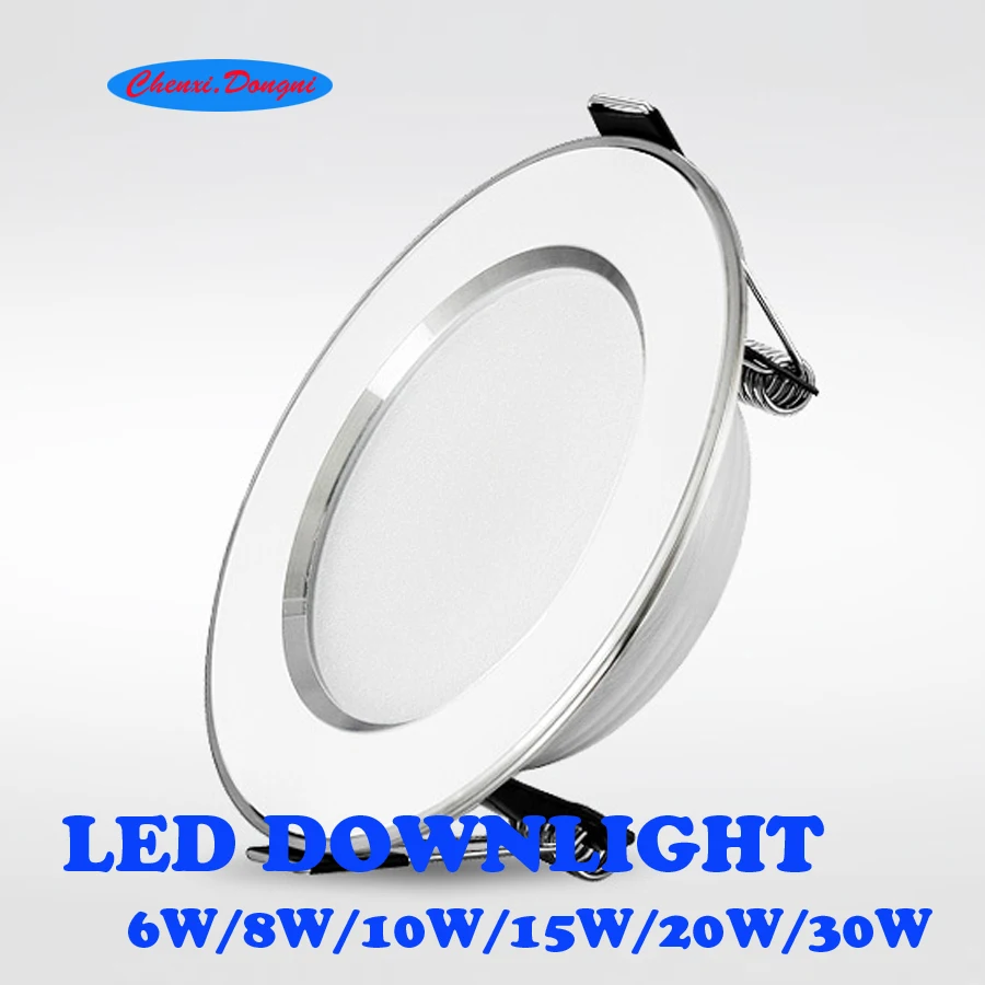 Светодиодный потолочный светильник 6 Вт 8 10 15 20 30 220 В светодиодный 2835|downlight 6w|led