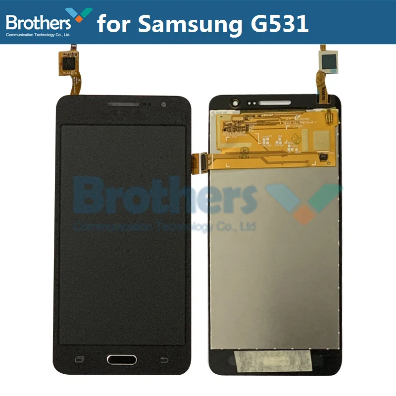 Для samsung Galaxy Grand Prime G531 G531F SM-G531F G531H ЖК-дисплей с инструментами кодирующий преобразователь сенсорного экрана в сборе 5,0'' - Цвет: Black LCD