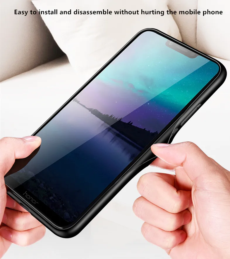 Чехол из закаленного стекла для Xiaomi Redmi 7 светящийся чехол с рисунком силиконовая
