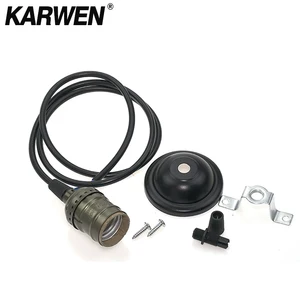 Винтажный основа для лампы Эдисона E27, винтовой патрон для светильник стры, 110 В, 220 В