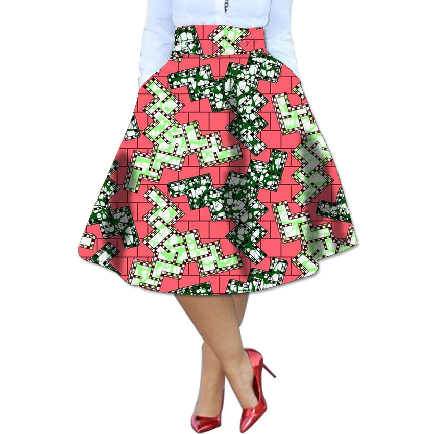 Женские юбки с принтом в африканском стиле женская одежда Дашики праздничный