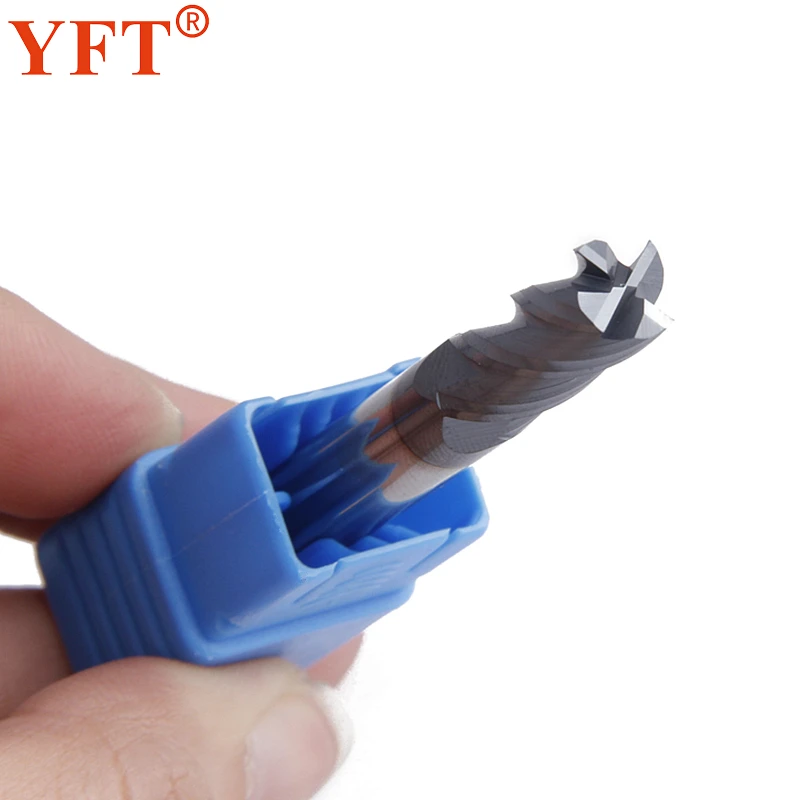 Фреза 1-20 мм фрезерный бит 4-флейта вольфрамовые стальные твердосплавные фрезы HRC45