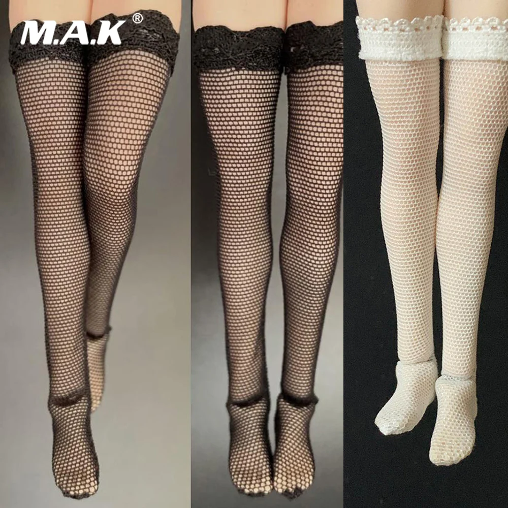 Женские фигурки на заказ в масштабе 1/12 кружевные колготки сеточку носки одежда
