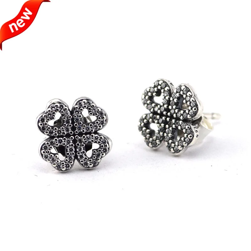 Серьги на день святого валентина подарок оригинальной аутентичной 925 серебряные