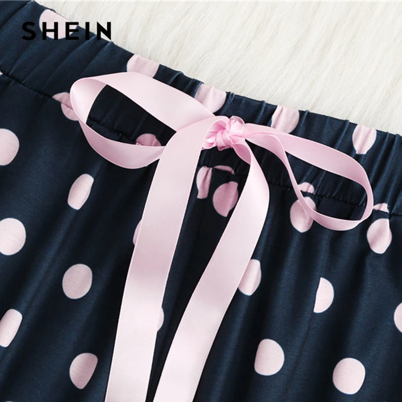SHEIN Модная Пижама С Текстовым Принтом Женский Летний Повседневный Топ Без Рукавов И Длинные Брюки Комплект Пижамы