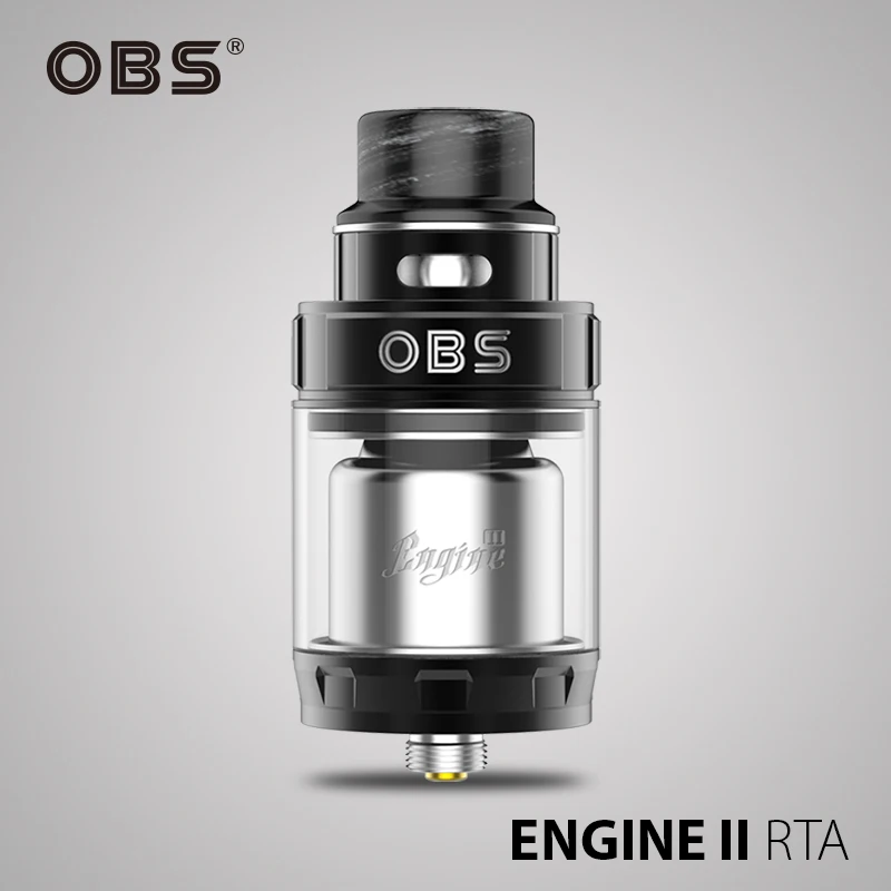 Оригинальный атомайзер OBS Engine 2 RTA 5 мл с супер двойной катушкой и регулируемым