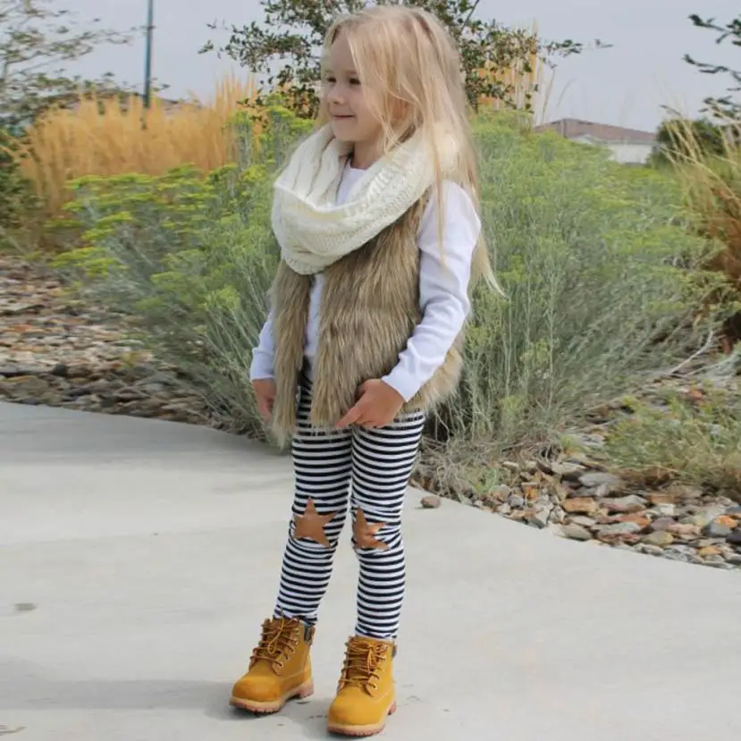 Осенне зимний однотонный жилет из искусственного меха для девочек 2018|waistcoat kids|vests