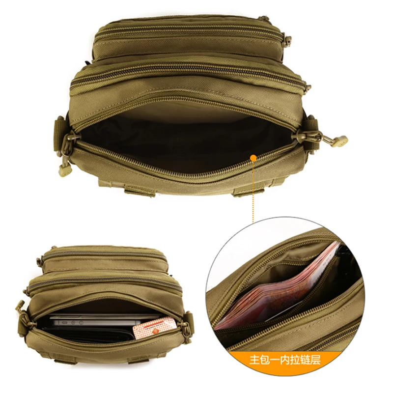 Высокое качество Военная поясная сумка клатч Molle Мужская 1000D нейлоновая штурмовая сумка-мессенджер через плечо маленькая сумка на плечо