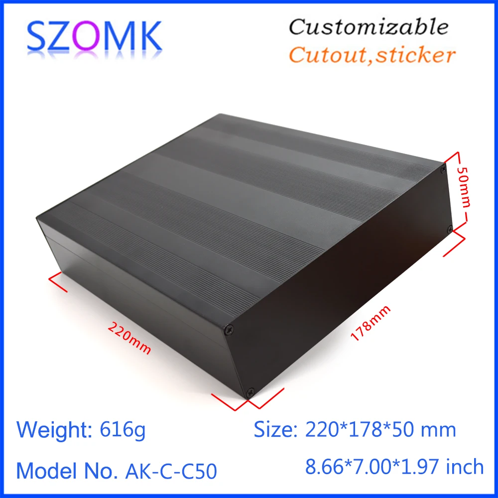 4 шт. алюминиевая распределительная коробка 50*178*220 мм|enclosure mesh|box loombox 12w |