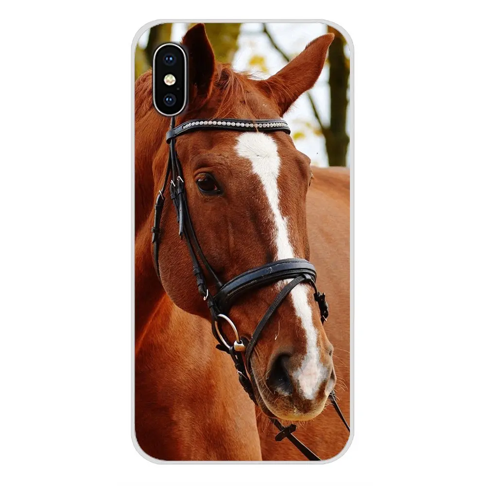 Horse Series Accessories Phone Shell Covers For Apple iPhone X XR XS MAX 4 4S 5 5S 5C SE 6 6S 7 8 Plus ipod touch | Мобильные