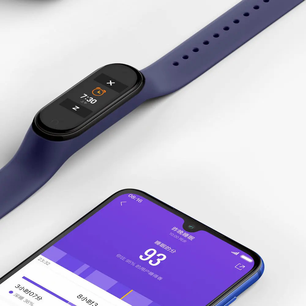Оригинал 2019 новейший Xiaomi mi Band 4 Smart band браслет сердечного ритма фитнес 135 мАч