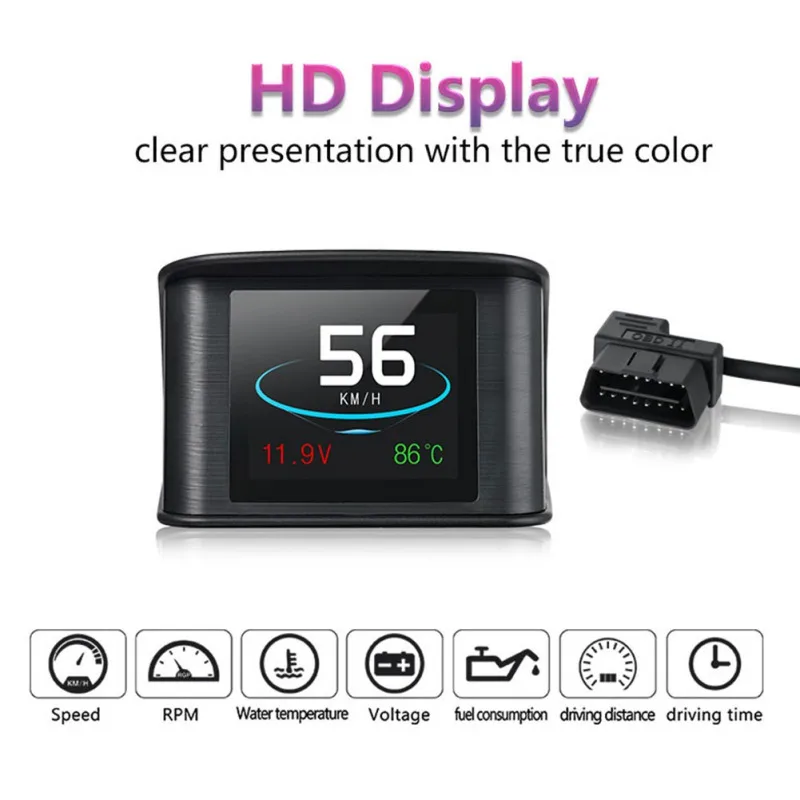 Hud GPS OBD компьютерный автомобильный проектор цифровой измеритель скорости