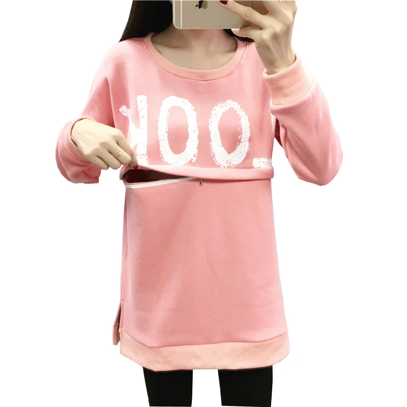 Весенне осенняя стильная одежда для беременных из 100% хлопка свитера младенцев