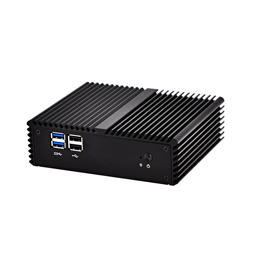 Мини ПК Qotom Intel Core i3 i5 промышленный микро система Barebone двухъядерный двойной lan