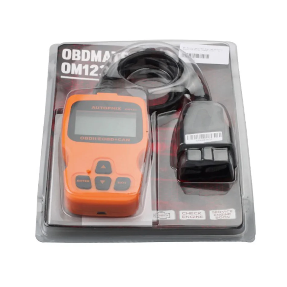 2021 автомобильный OBD2 сканер Autophix OM123 OBD EOBD CAN ручной анализатор двигателя OM 123