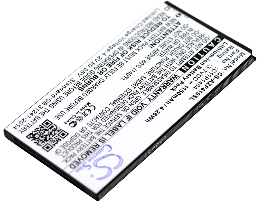 Аккумулятор Cameron Sino 1150 мАч C11P1404 для Asus ZenFone 4 A400CG PF400CG|cameron sino|battery forcameron sino battery |